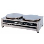 Блинница двухпостовая Hurakan HKN-CDE400